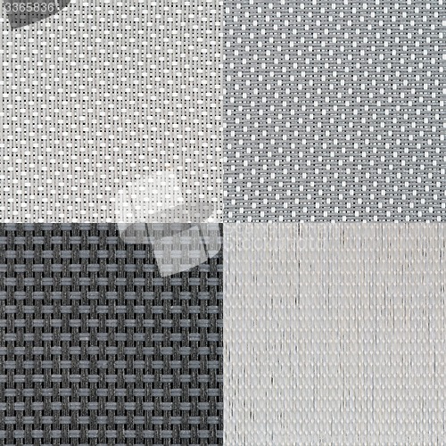 Image of Set of grey vinyl samples