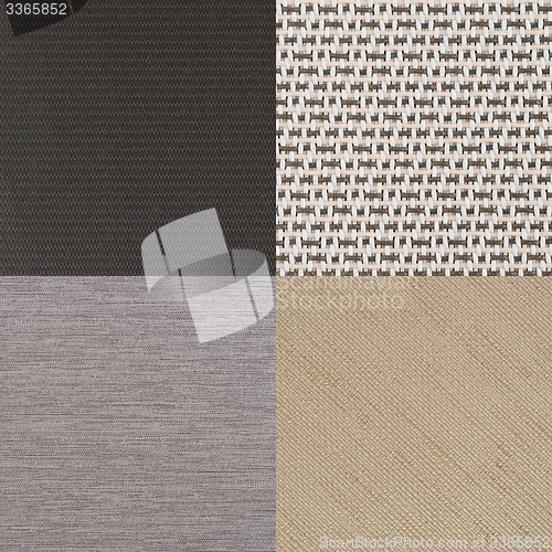 Image of Set of brown vinyl samples