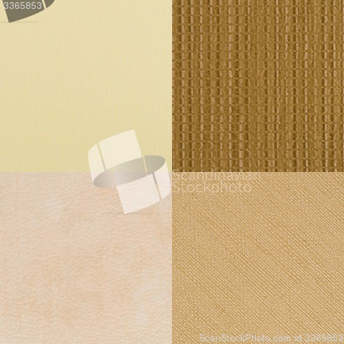 Image of Set of brown vinyl samples