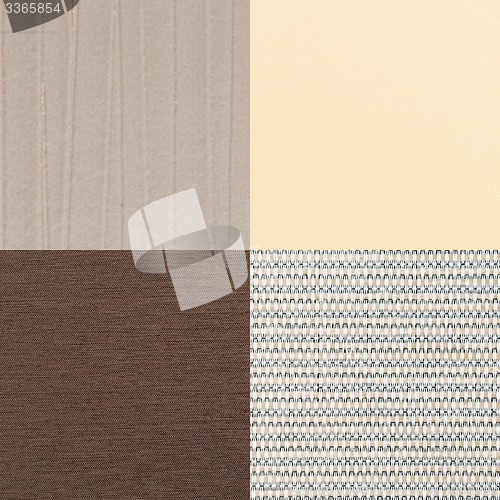 Image of Set of brown vinyl samples