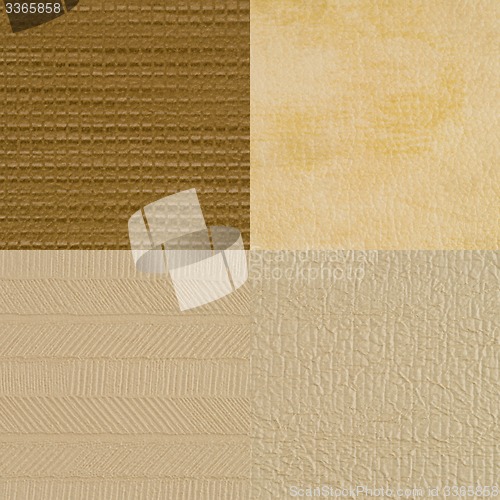 Image of Set of brown vinyl samples