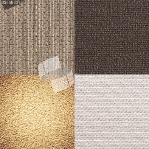 Image of Set of brown vinyl samples