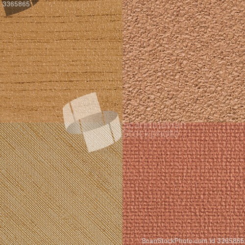 Image of Set of brown vinyl samples