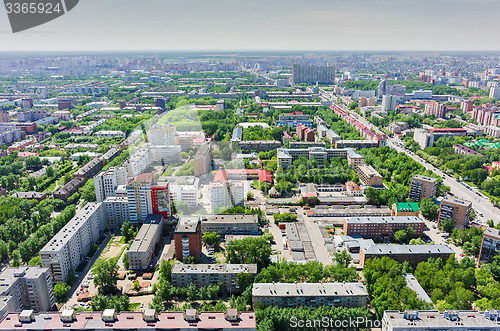 Image of City quarters along Melnikayte street. Tyumen