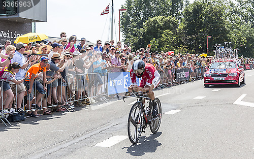 Image of The Cyclist Geoffrey Soupe - Tour de France 2015