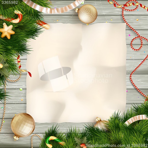 Image of Christmas card. EPS 10