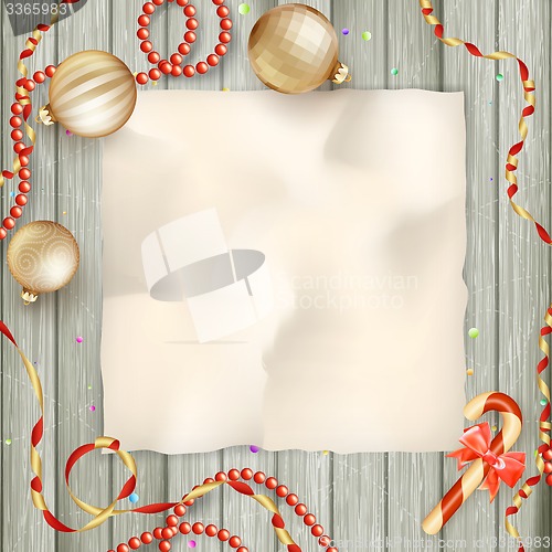 Image of Christmas card. EPS 10