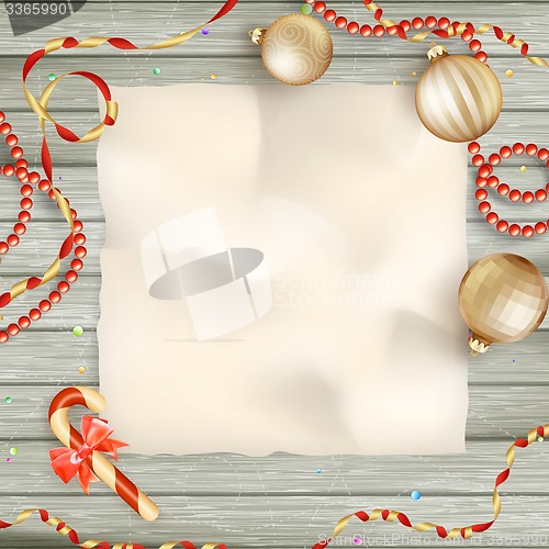 Image of Christmas card. EPS 10