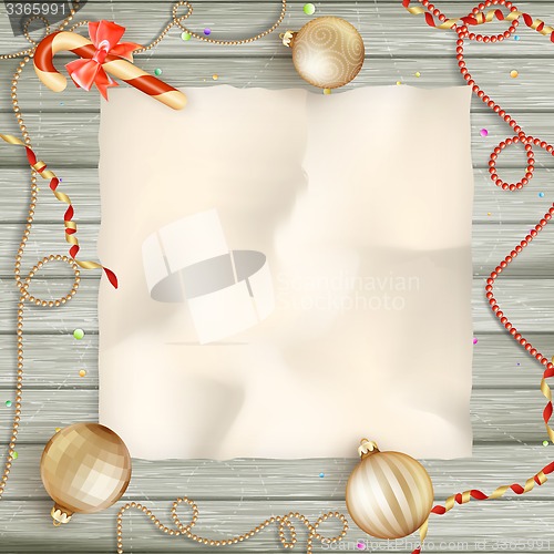 Image of Christmas card. EPS 10
