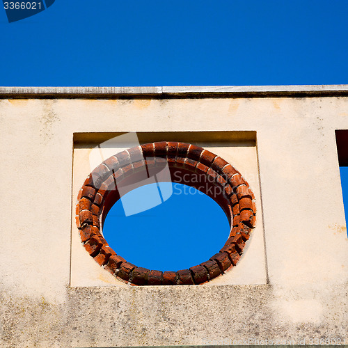 Image of abstract old column in the  country  of europe italy and marble 