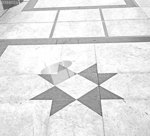 Image of marble mosaic in the old city morocco africa and history travel
