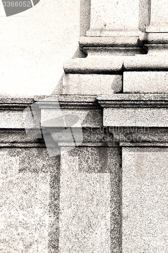 Image of abstract old column in the  country  of europe italy and marble 