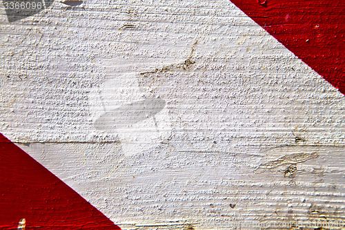 Image of   arsizio abstract wood italy  lombardy white red stripe