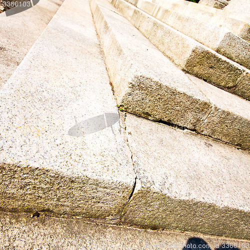 Image of  ancien flight   steps in europe italy old construction and back