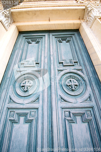 Image of old door in italy land europe architecture  