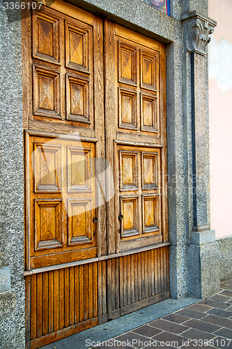 Image of old door in italy land gate