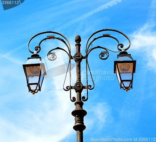 Image of abstract europe in the sky of italy lantern and  illumination