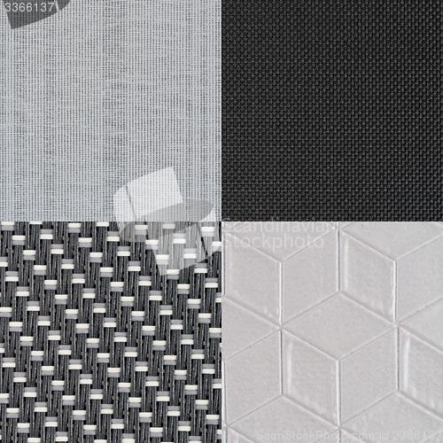 Image of Set of grey vinyl samples