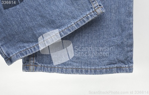 Image of modern designer blue jeans