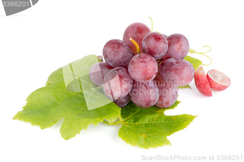 Image of Bunch of red grapes