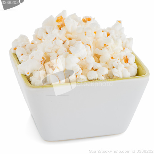 Image of Popcorn in a white bowl