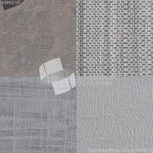 Image of Set of grey vinyl samples