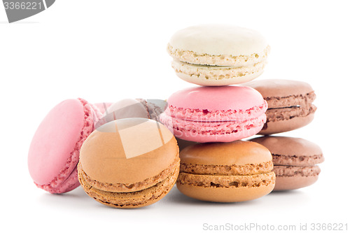 Image of Colorful French Macarons