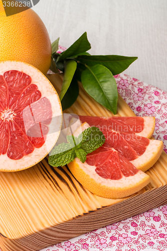 Image of Ripe grapefruit