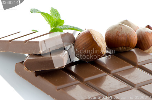 Image of Chocolate Bar with hazelnuts