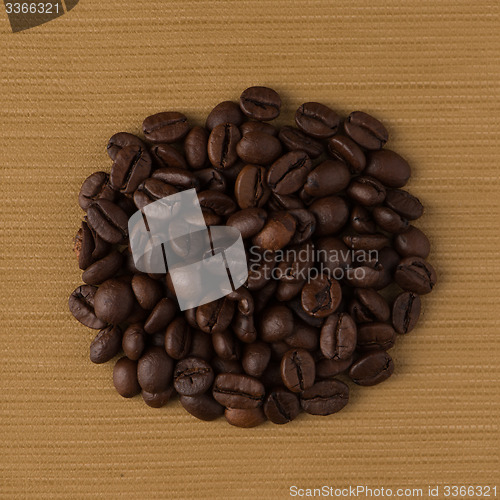 Image of Circle of coffee