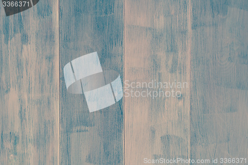 Image of Blue wood background