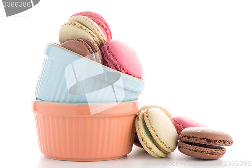 Image of Colorful French Macarons
