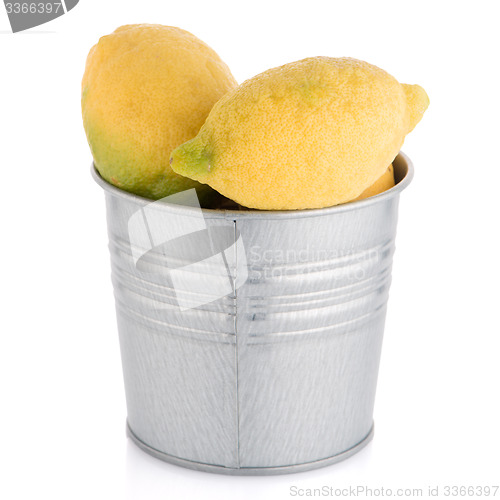 Image of Bucket with lemons