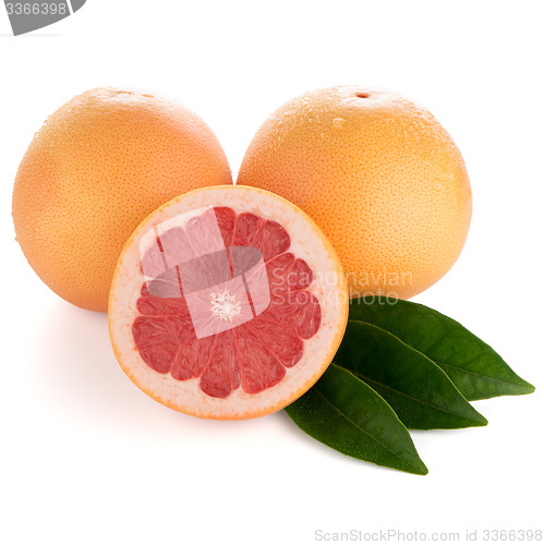 Image of Ripe red grapefruit