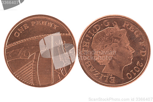 Image of One penny coin