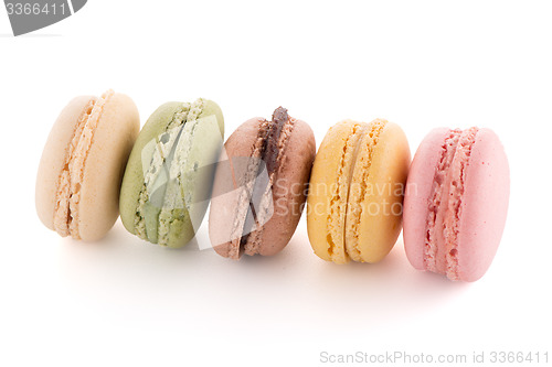 Image of Colorful French Macarons