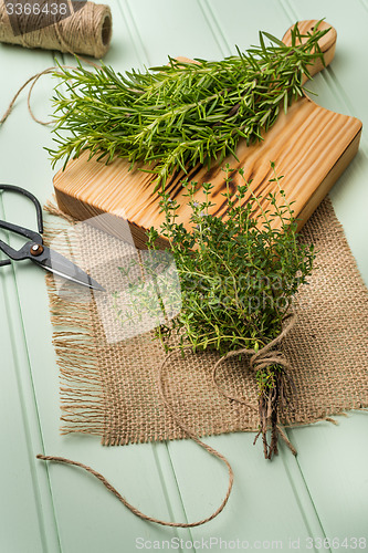 Image of Rosemary and thyme