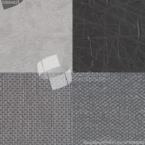 Image of Set of grey vinyl samples