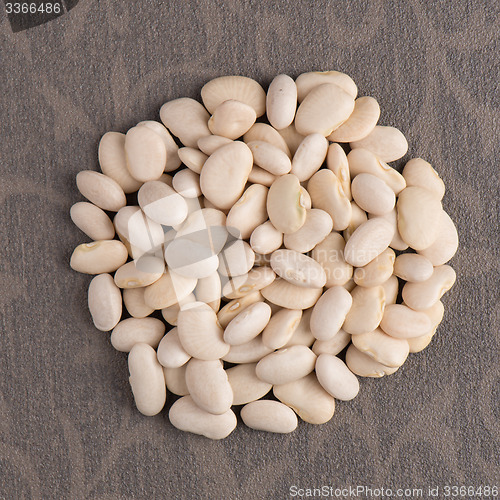 Image of Circle of white beans