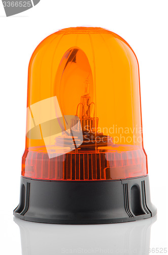 Image of Orange rotating beacon 