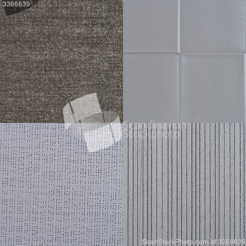 Image of Set of grey vinyl samples