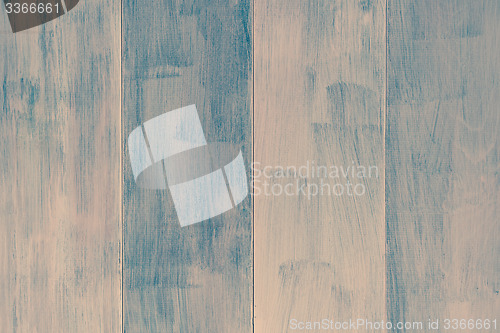 Image of Blue wood background