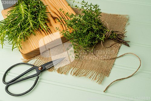 Image of Rosemary and thyme