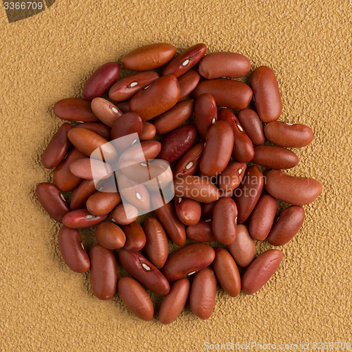 Image of Circle of red beans