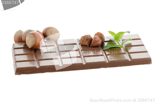 Image of Chocolate Bar with hazelnuts