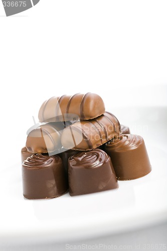 Image of Pile of chocolate