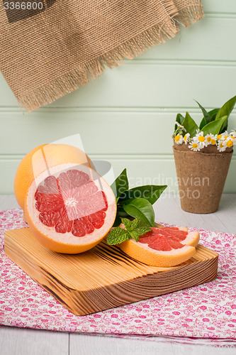 Image of Ripe grapefruit