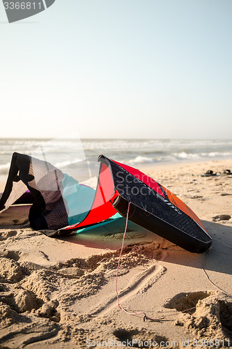 Image of Kite on the sand