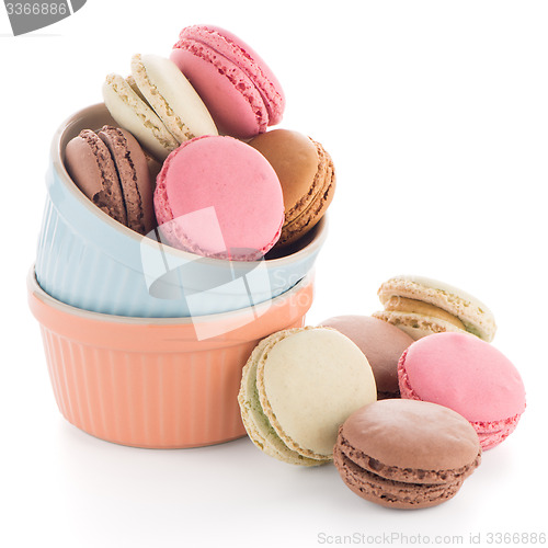 Image of Colorful French Macarons