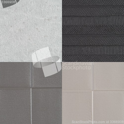 Image of Set of grey vinyl samples